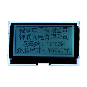 适用于汽车的长寿命 128x64 FSTN LCD