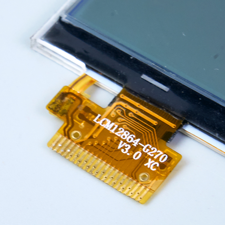 128x64 单色正透射式橙色 LCD