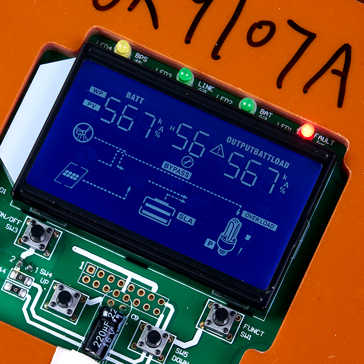 适用于户外电源的定制 HTN 负性 LCD