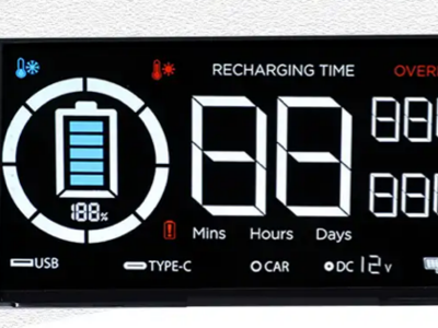 适用于户外电源的定制 HTN 负性 LCD