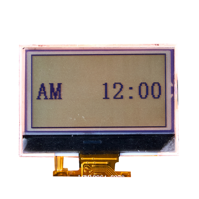 128x64 单色正透射式橙色 LCD