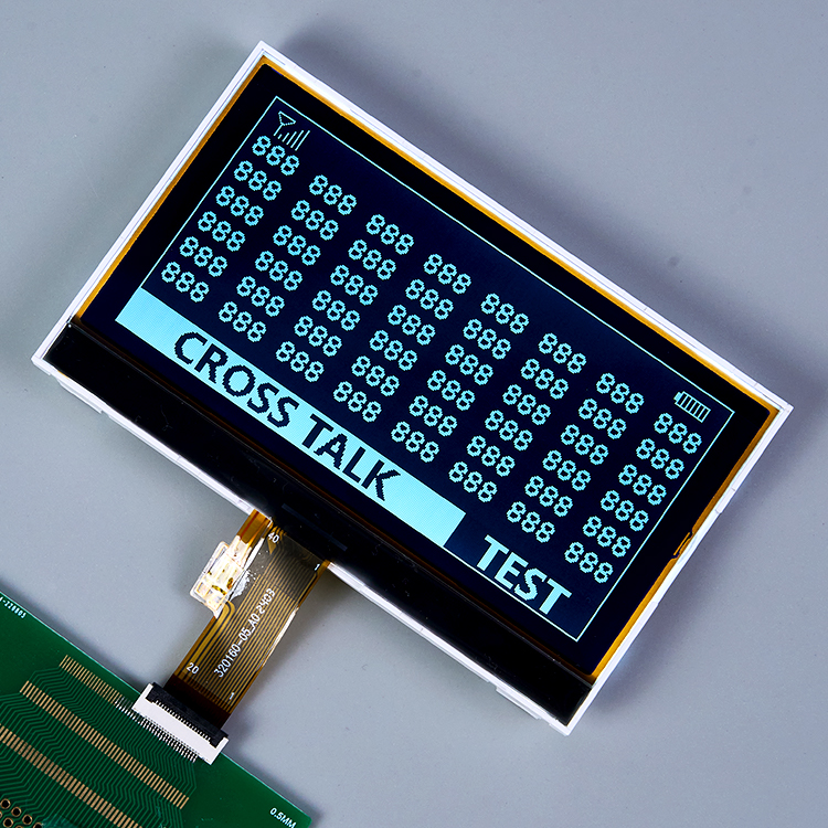 定制COG负透射式单色点阵液晶模组